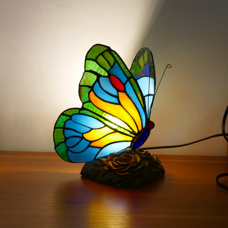TIFFALIGHT | Lámpara de mariposa de vitral