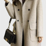 Camille | Abrigo de Lana Clásico de Doble Botonadura