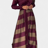 Nessia | Vestido Camisero Elegante de Rayas