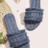 Zapatillas con Flecos