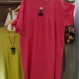 MANDIRA | Vestido de algodón y lino