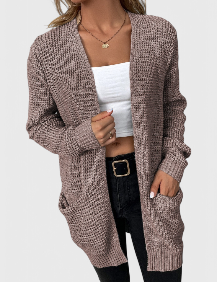 Anneliese | Cárdigan de Mezcla de Cachemira Premium