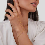 Pulsera para mujer en oro