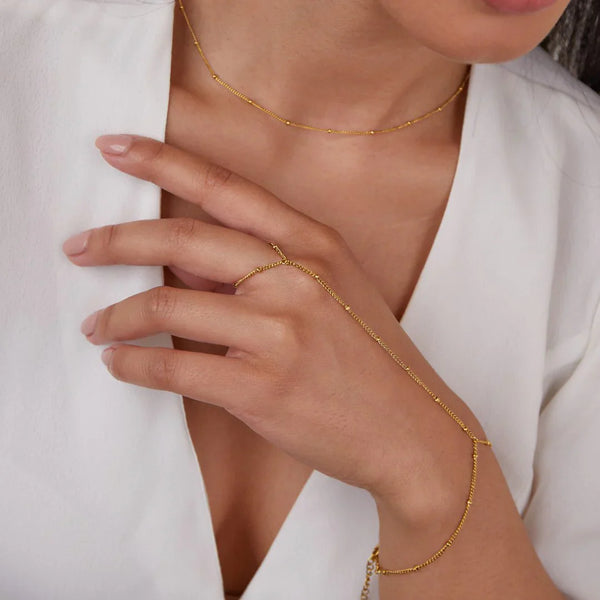 Pulsera para mujer en oro