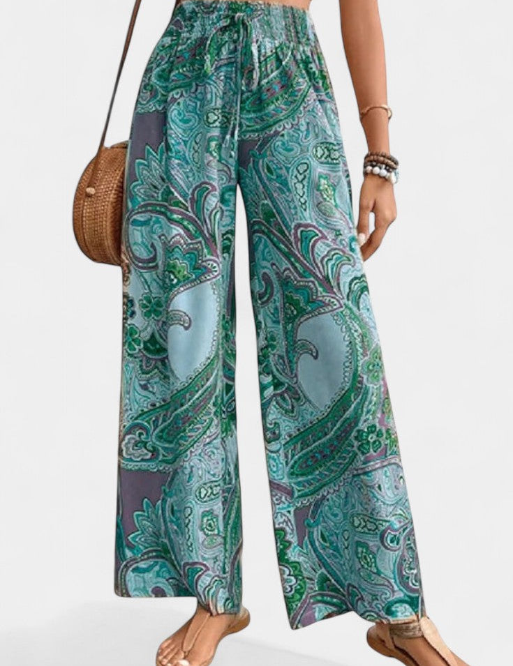 Vitoria Pantalones de Verano de Pierna Ancha