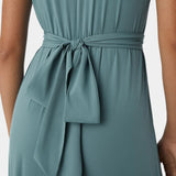 LYNN - Elegante Vestido Cruzado con Cintura Alta