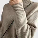 Jasmine | Jersey de Cuello Alto de Cachemira