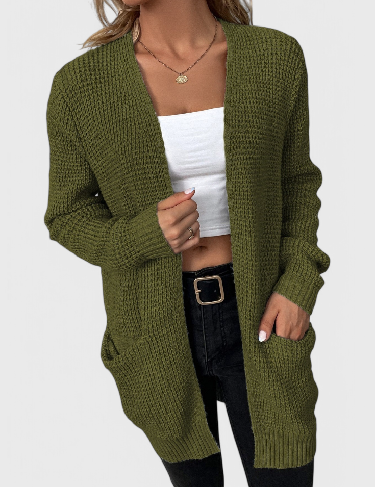 Anneliese | Cárdigan de Mezcla de Cachemira Premium