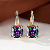 Pendientes de Oro con Piedras Misteriosas