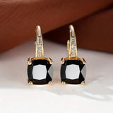 Pendientes de Oro con Piedras Misteriosas