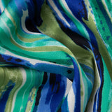 Inna Pantalones Rectos de Cintura Alta con Estampado de Mármol