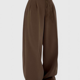 Sophie Pantalones de pierna ancha con cordones