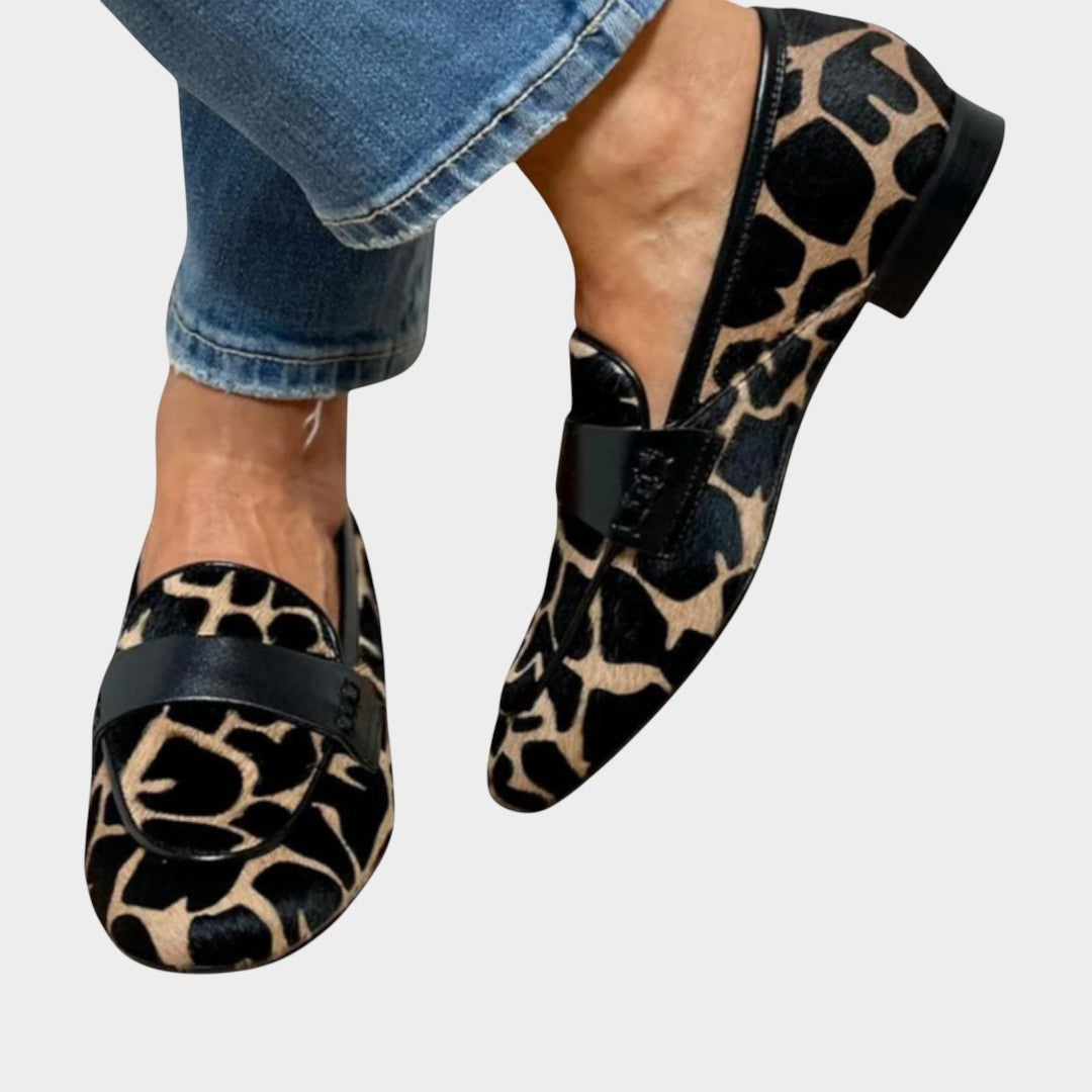 Leonie™ | Mocasines de mujer con estampado animal