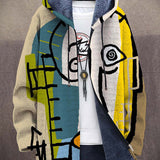 Bindi™ | Sudadera con capucha de lujo inspirada en el arte con cremallera