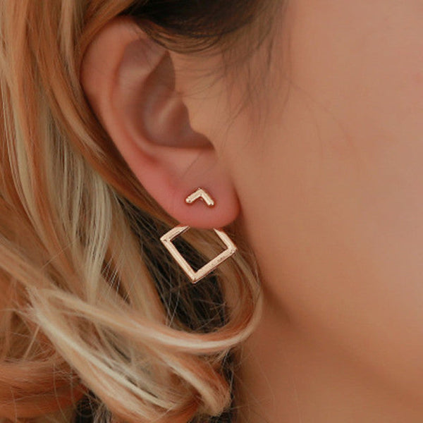 Pendientes Baños de Oro con Múltiples Capas