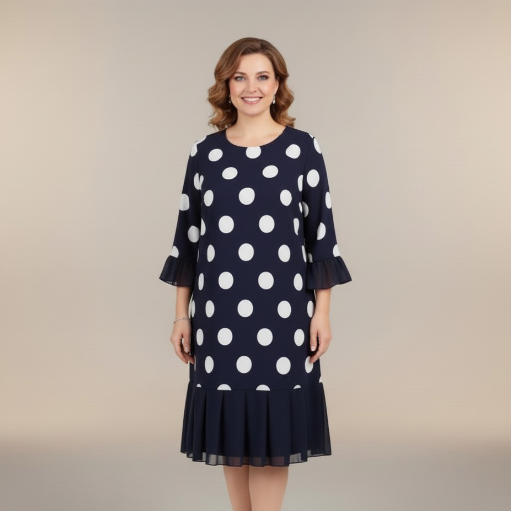 Pia - Vestido midi elegante y cómodo