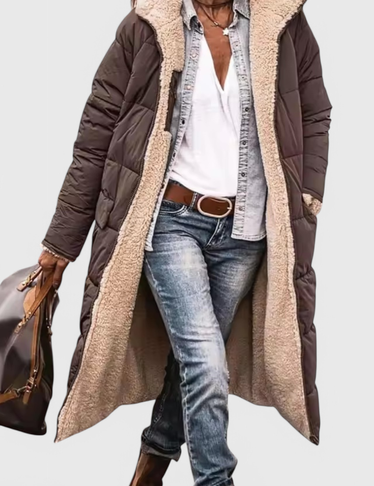 Blanca | Abrigo Suave y Acolchada para Comodidad