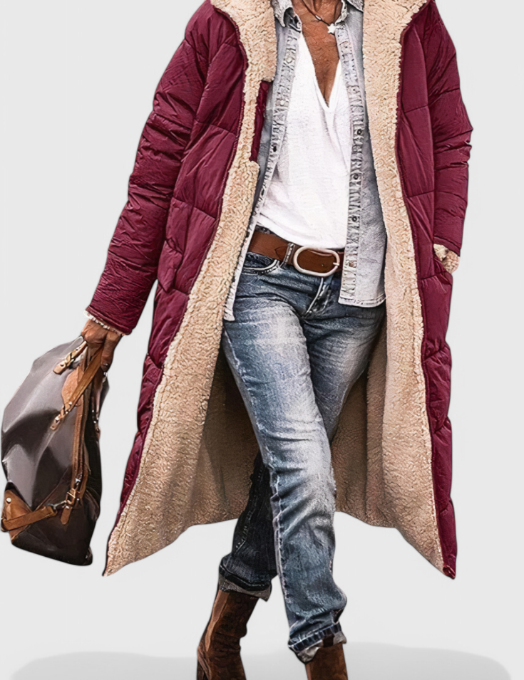 Blanca | Abrigo Suave y Acolchada para Comodidad