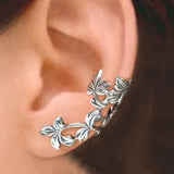 Pendientes Vintage de Flor con Clip