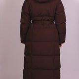 Adriana | Abrigo Acolchado Largo con Cinturón