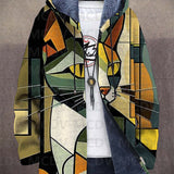 Lowanna™ | Sudadera con capucha de lujo inspirada en el arte con cremallera