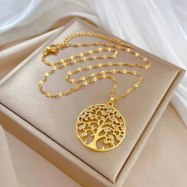 Colar Raíces de la Vida en Dorado