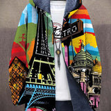 Marlee™ | Sudadera con capucha de lujo inspirada en el arte con cremallera