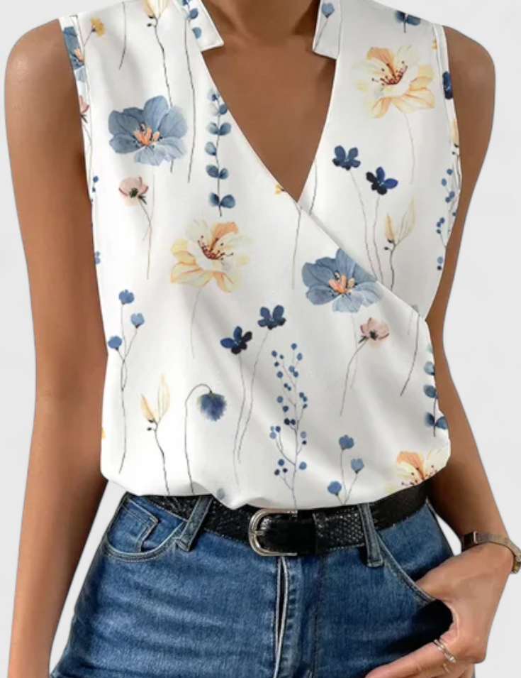 Yariela | Top Suave de Verano con Escote en V