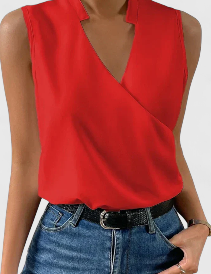 Yariela | Top Suave de Verano con Escote en V