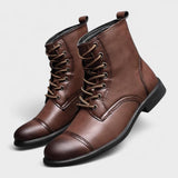 Morgan™ | Botines de cuero sintético