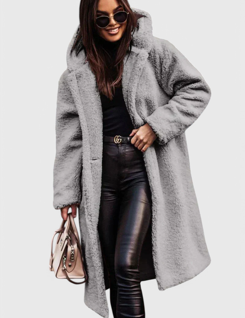 Mila | Abrigo de Piel de Oso Largo