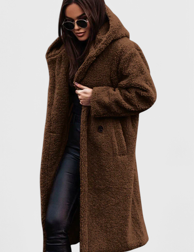Mila | Abrigo de Piel de Oso Largo