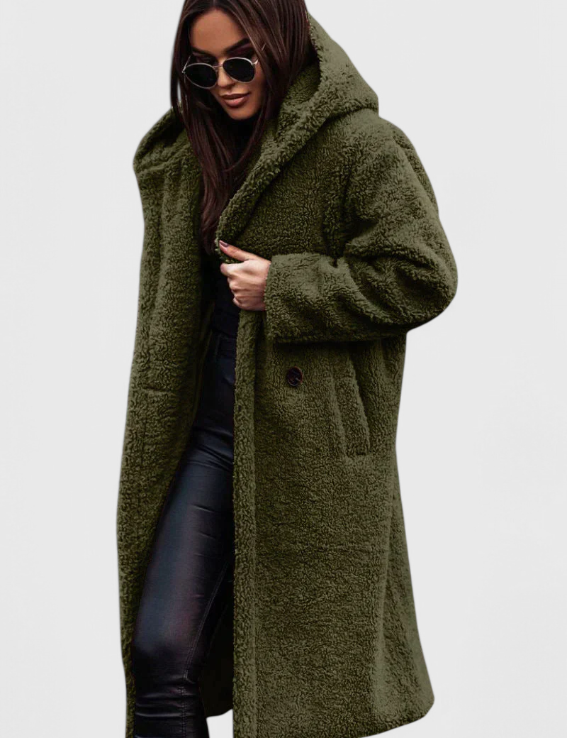 Mila | Abrigo de Piel de Oso Largo