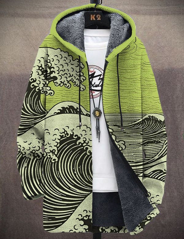 Nálha™ | Sudadera con capucha de lujo inspirada en el arte con cremallera