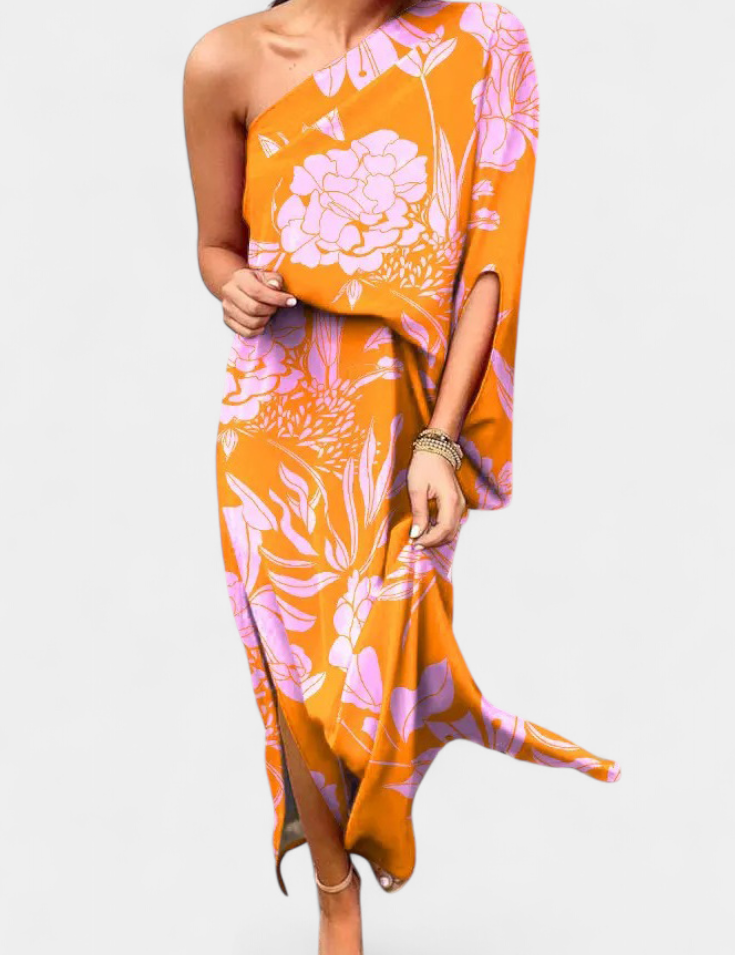 Carlena | Vestido de un hombro