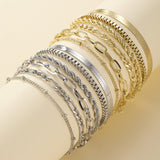 Conjunto de Pulseras en Oro