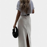 Yenifer Falda Maxi con Abertura Parisina