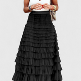 Capucine Falda Larga de Tul Vintage