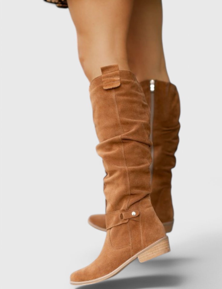 Celine Botas Altas de Estilo Retro