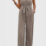 Luzia Mono de Impresión Geométrica