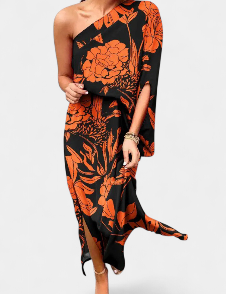 Carlena | Vestido de un hombro