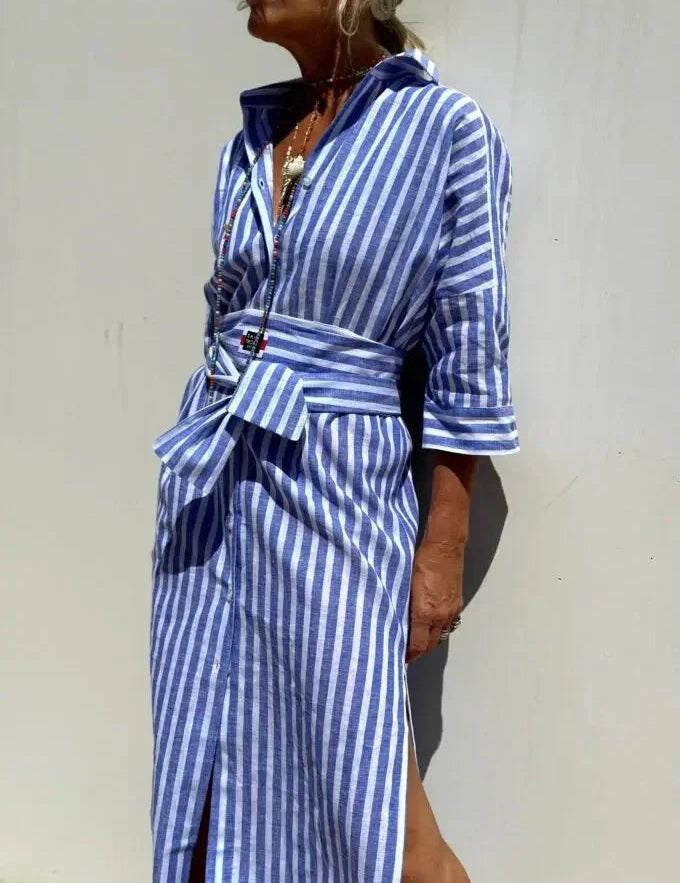 LUREZA | VESTIDO CAMISERO FLUIDO Y ELEGANTE