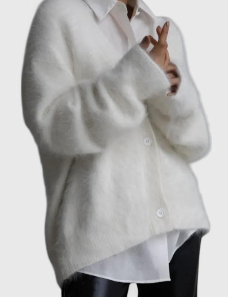 Daniela | Cardigan de Mezcla de Cachemira Suave