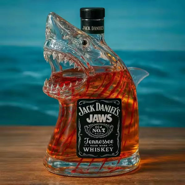 Garrafa de Whiskey Cabeça de Tubarão