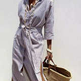 LUREZA | VESTIDO CAMISERO FLUIDO Y ELEGANTE