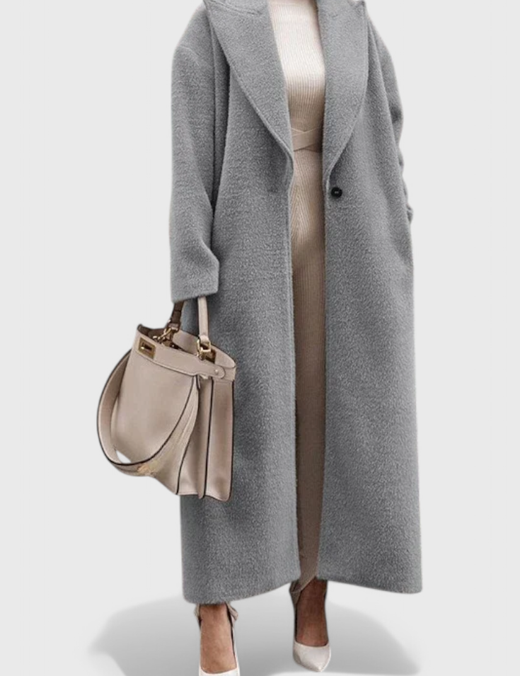 Chloe | Abrigo Estructurado Elegante de Largo Completo