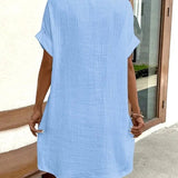 ELIRA | VESTIDO CAMISERO LIGERO Y NATURAL