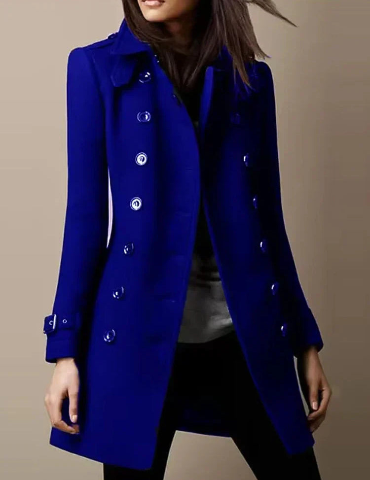 CINZIA™ | ABRIGO LARGO ARTESANAL