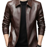 Leo™ | Chaqueta de cuero informal