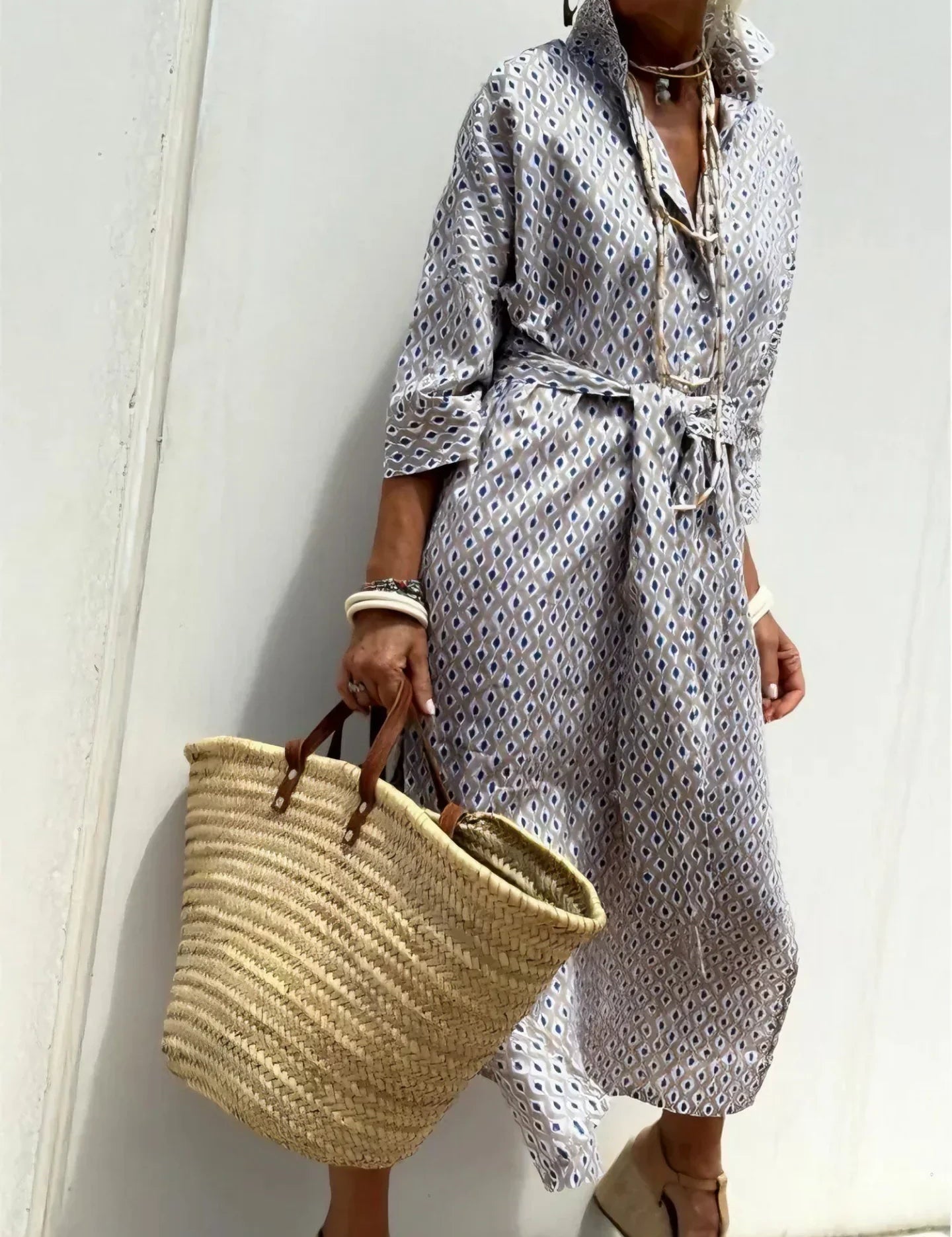 LUREZA | VESTIDO CAMISERO FLUIDO Y ELEGANTE